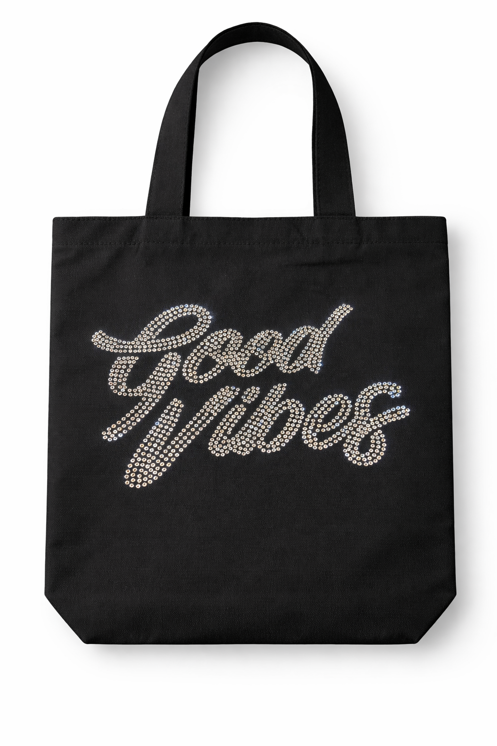 ✨ Good Vibes Rhinestone Tote Bag ✨