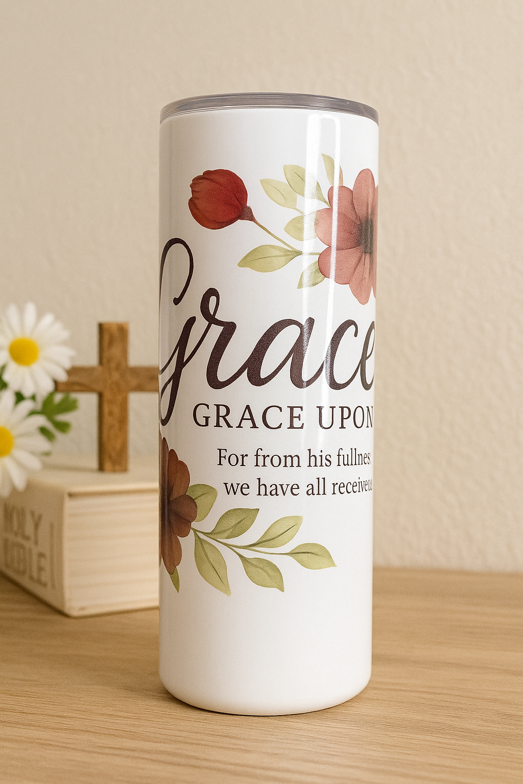 20 Ounce Faith-Inspired Tumbler