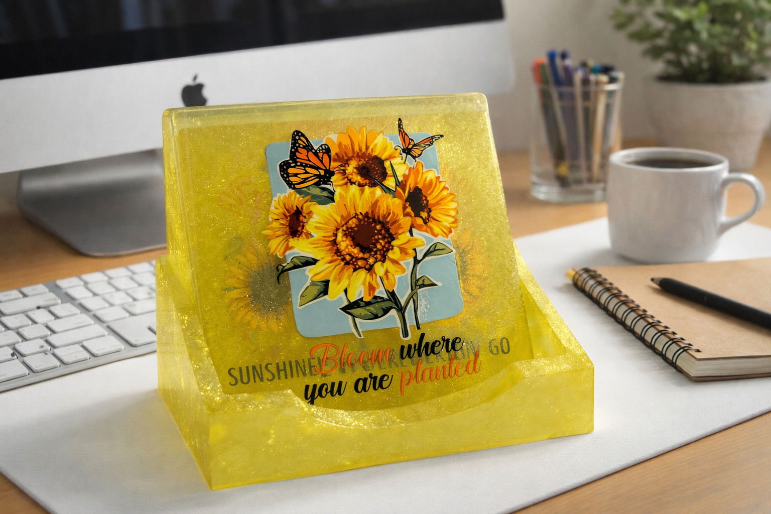 5 Piece Bloom Where You Are Planted | Coaster Set