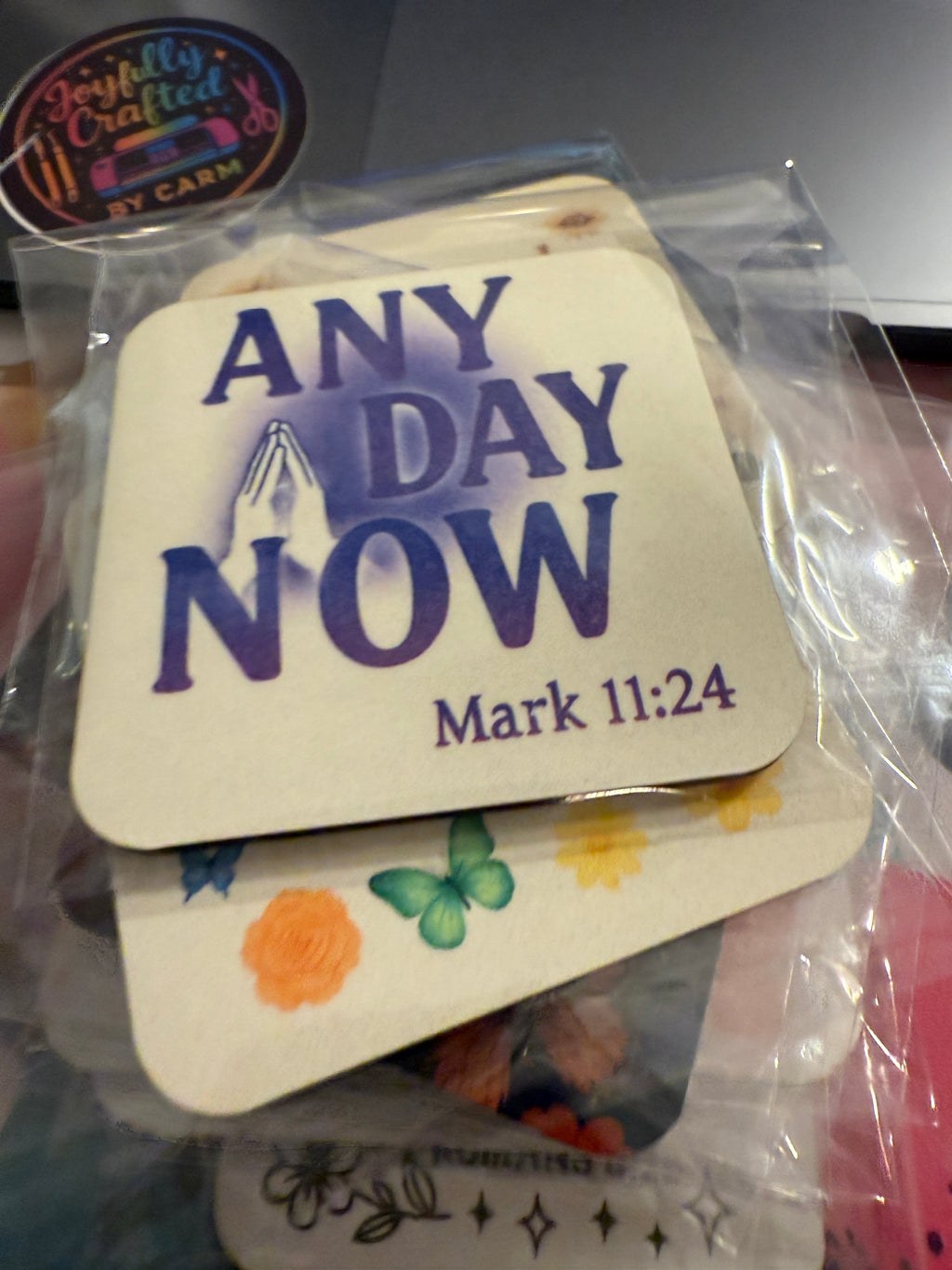 3 x 3 Faith Inspired Magnets