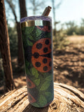 Glitter Ladybug Tumbler – 20 oz Stainless Steel