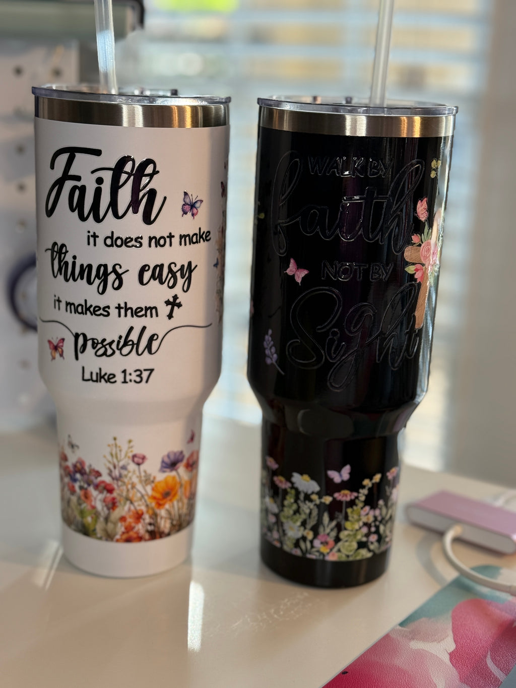Faith Makes It Possible  40oz Tumbler