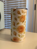15oz Floral Skinny Tumbler