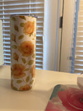 20oz Floral Skinny Tumbler